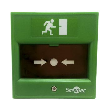  Компактная кнопка разблокировки двери Smartec для эвакуационных выходов